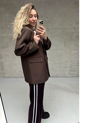 Aarielle structure blazer Dark Brown Neo Noir 